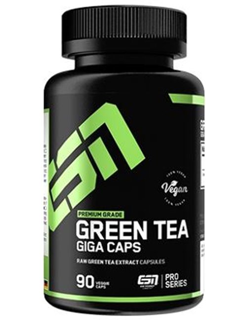 Sportnahrung, Vitamine ESN Green Tea Giga Caps, 90 Kapseln Dose