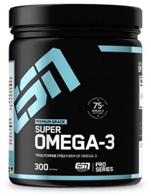 Sportnahrung, Vitamine ESN Super Omega-3, 300 Kapseln Dose