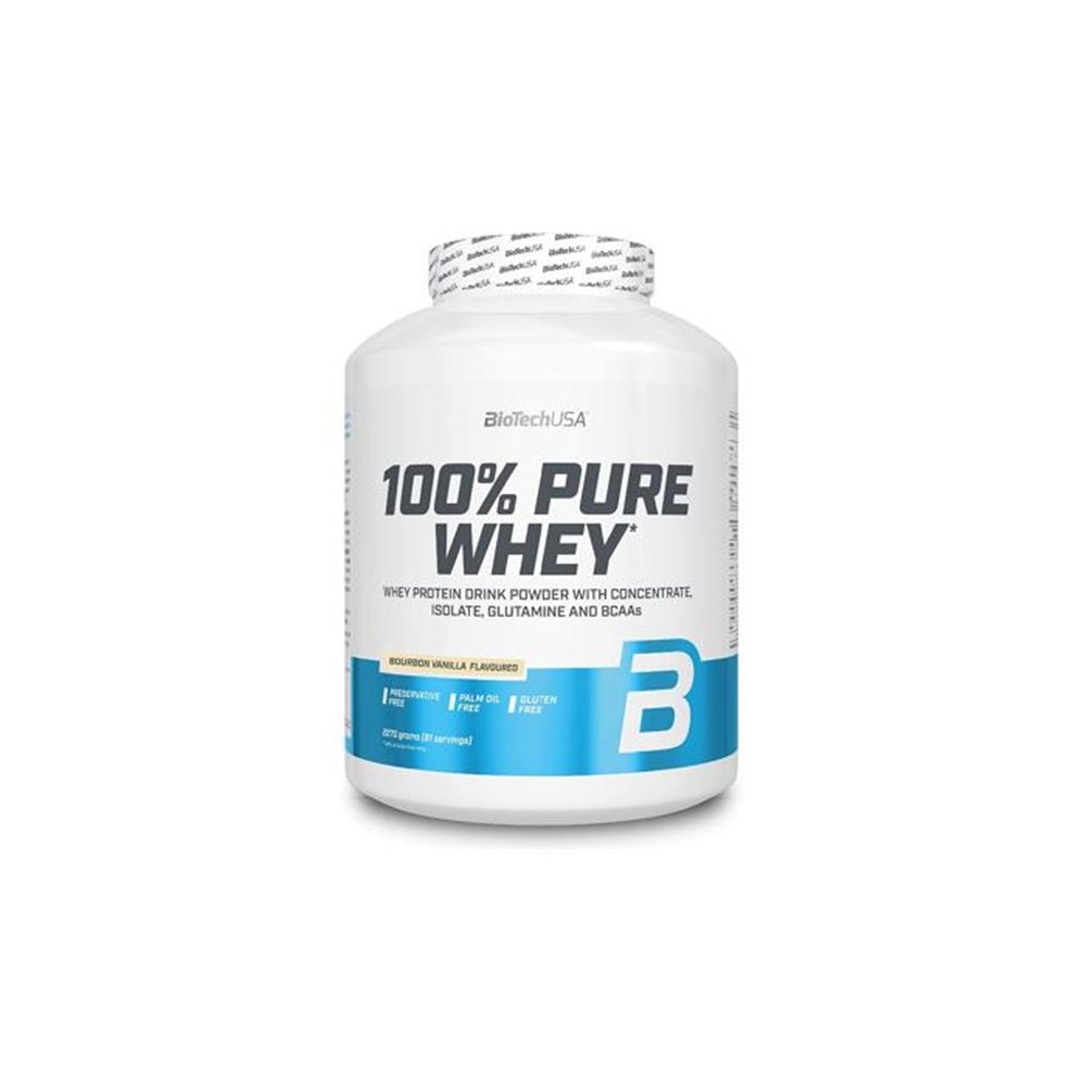 Sportnahrung, Eiweiß / Protein BioTech USA 100% Pure Whey, 2270 g Dose