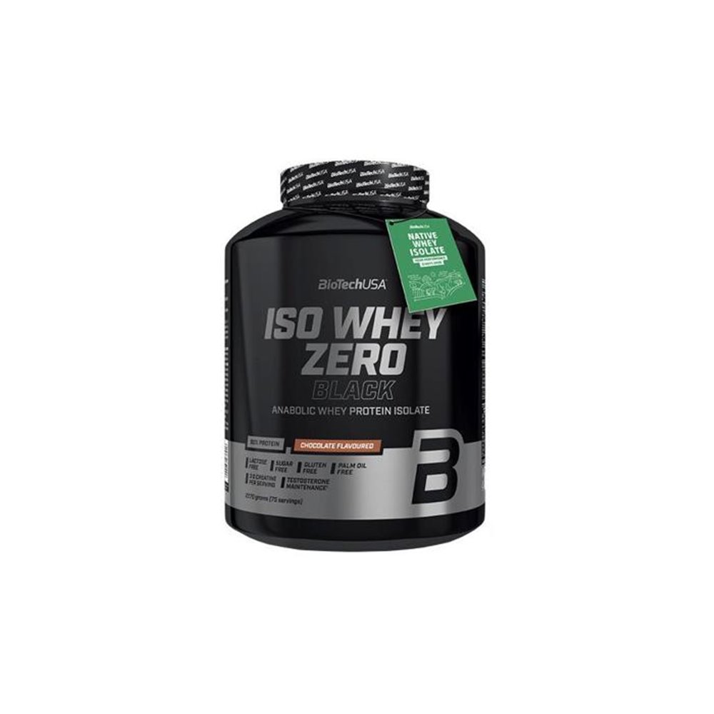 Sportnahrung, Eiweiß / Protein BioTech USA Iso Whey Zero Black, 2270 g Dose