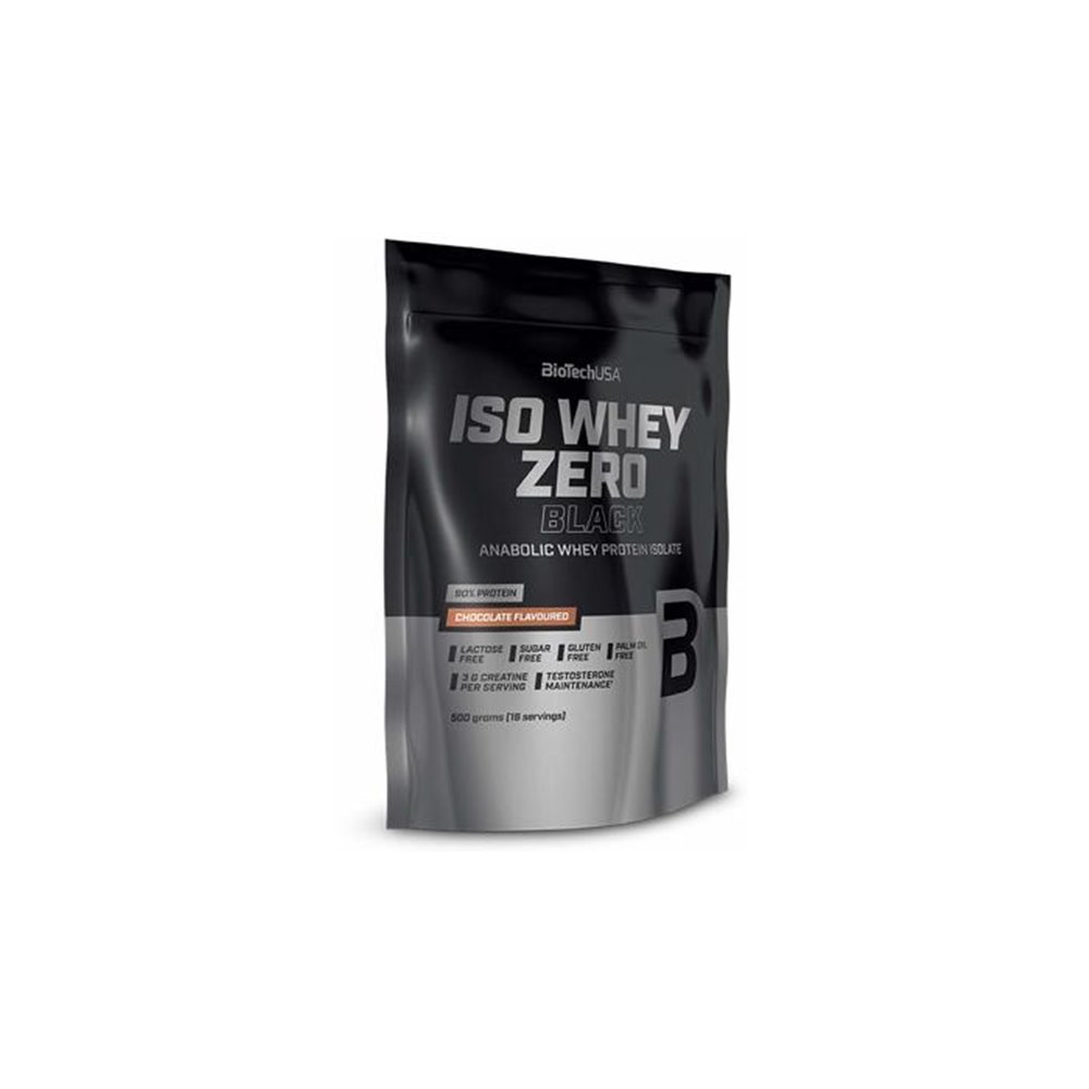 Sportnahrung, Eiweiß / Protein BioTech USA Iso Whey Zero Black, 500 g Beutel