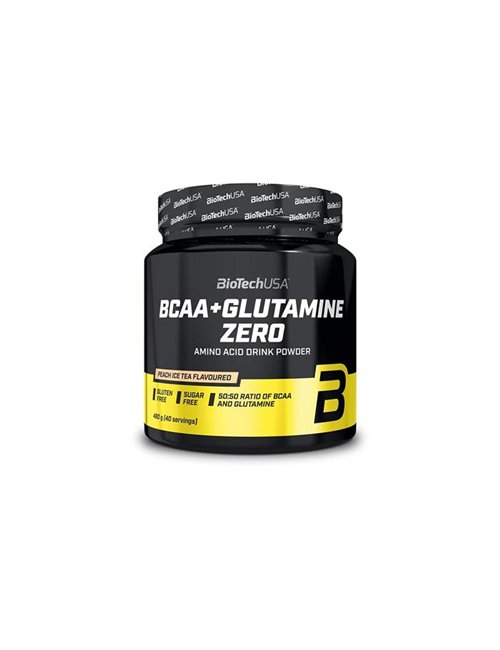 Sportnahrung, Aminosäuren, BCAA BioTech USA BCAA + Glutamine Zero, 480 g Dose
