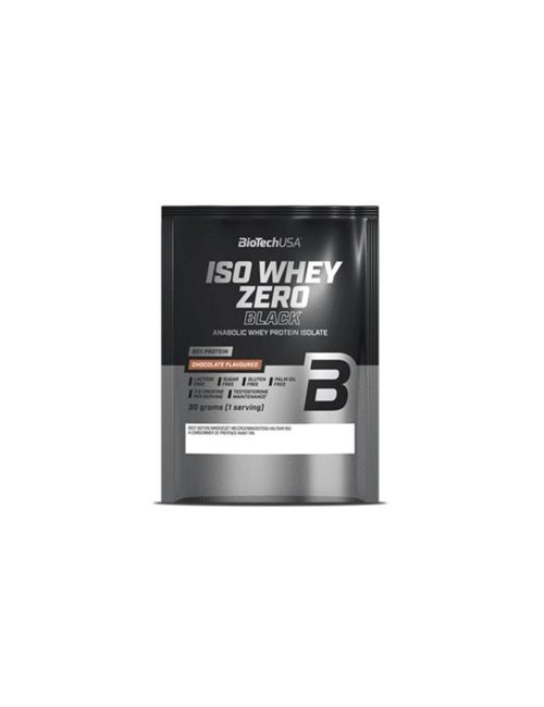 Sportnahrung, Eiweiß / Protein BioTech USA Iso Whey Zero Black, 30 g Portionsbeutel