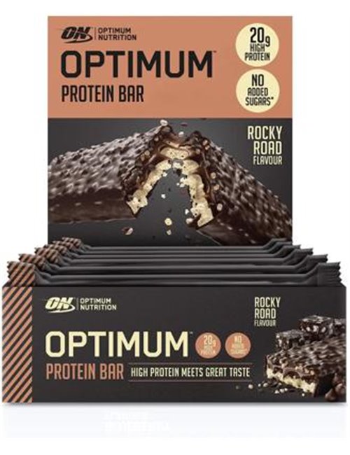 Sportnahrung, Riegel / Snacks Optimum Nutrition OPTIMUM Bar, 10 x 60/62 g Riegel