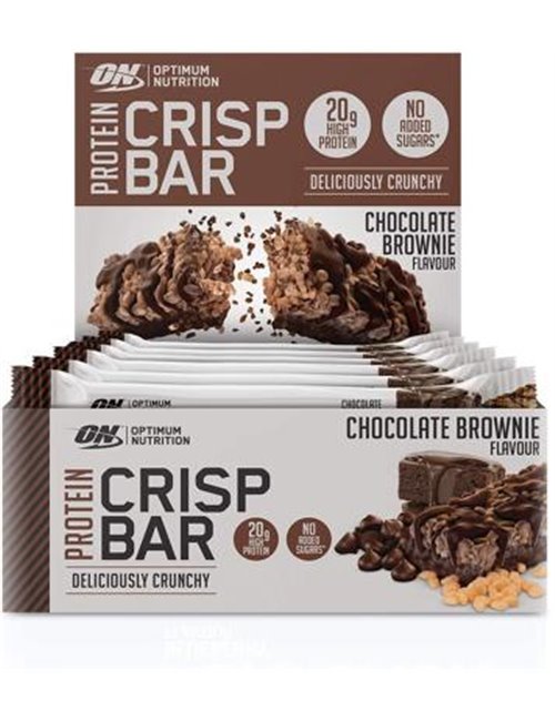 Sportnahrung, Riegel / Snacks Optimum Nutrition Protein Crisp Bar, 10 x 65 g Riegel