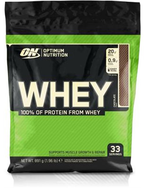 Sportnahrung, Eiweiß / Protein Optimum Nutrition Whey, 891 g Beutel