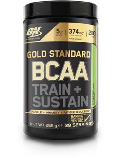 Sportnahrung, Aminosäuren, BCAA Optimum Nutrition Gold Standard BCAA, 266 g Dose