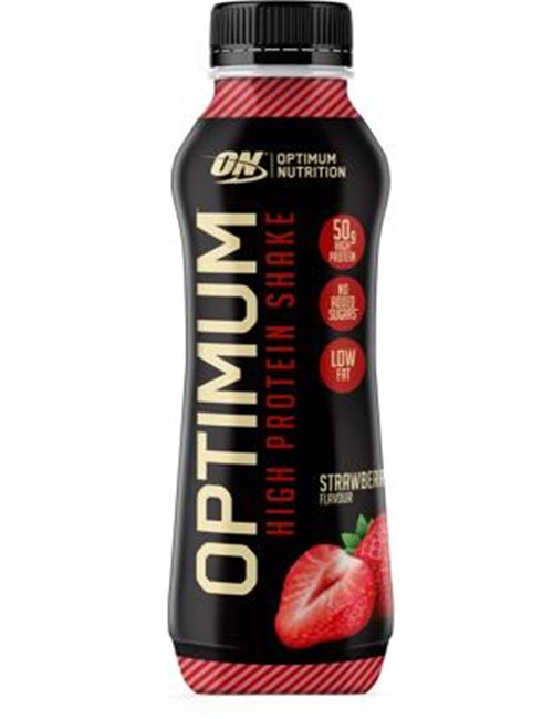Sportnahrung, Eiweiß / Protein, Fertigdrinks Optimum Nutrition OPTIMUM Shake, 10 x 500 ml Flaschen