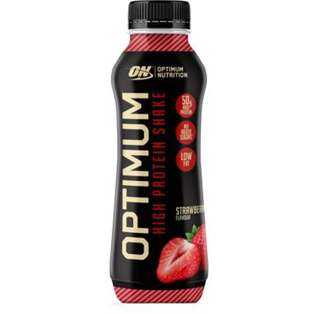 Sportnahrung, Eiweiß / Protein, Fertigdrinks Optimum Nutrition OPTIMUM Shake, 10 x 500 ml Flaschen