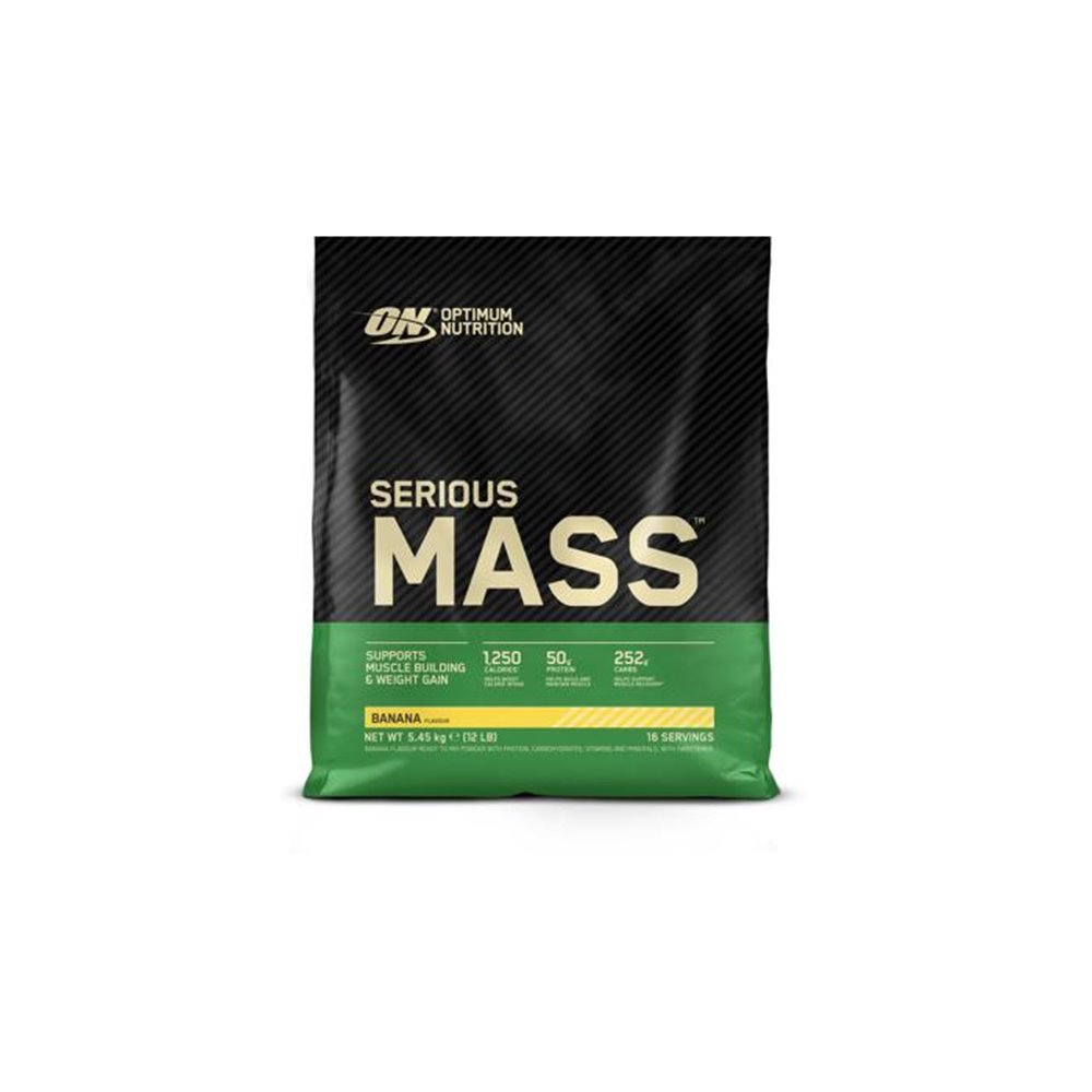Sportnahrung, Weight Gainer / Zunehmen Optimum Nutrition Serious Mass, 5.45 kg (12 lb) Beutel