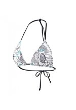 BECO Triangle Bikini Top B-Cup, schwarz/bunt