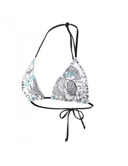 BECO Triangle Bikini Top B-Cup, schwarz/bunt