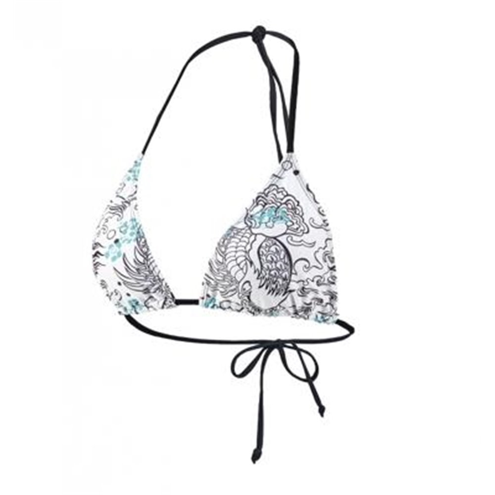 BECO Triangle Bikini Top B-Cup, schwarz/bunt