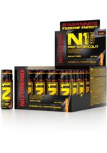 Nutrend N1 Shot Pre-Workout, 20 x 60 ml Ampullen, Orange Fire