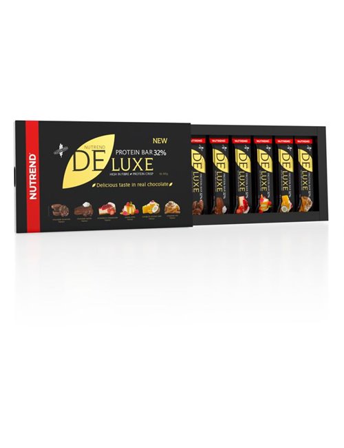 Sportnahrung, Riegel / Snacks Nutrend Deluxe Protein Bar Set, 6 x 60 g Riegel, gemixt