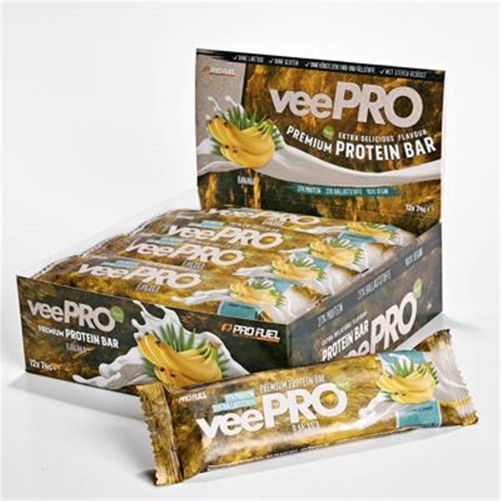 Sportnahrung, Riegel / Snacks ProFuel veePRO Proteinriegel, 12 x 74 g Riegel