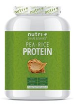 nutri+ veganes Erbsen-Reisprotein, 1000 g Dose