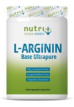 nutri+ veganes L-Arginin Base Pulver, 500 g Dose