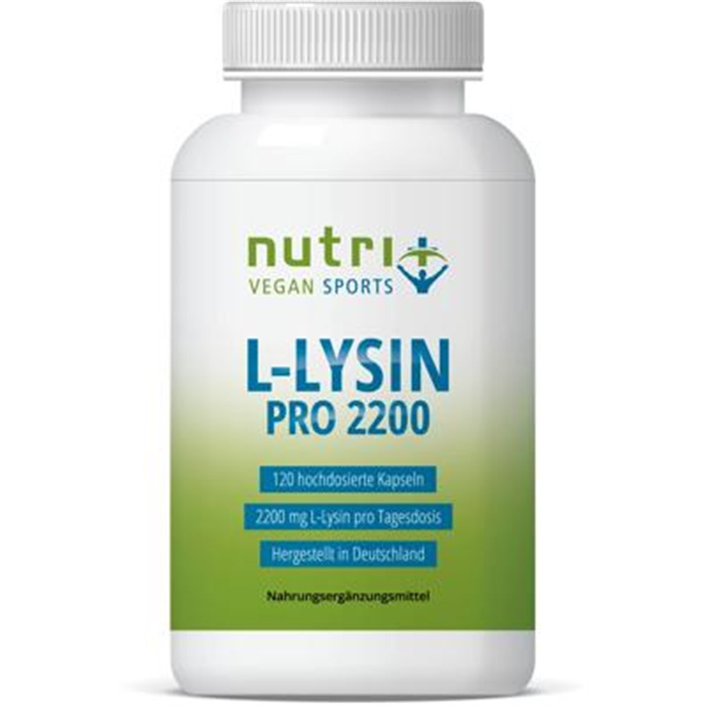 nutri+ vegane L-Lysin Kapseln