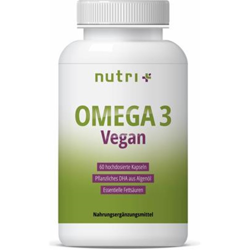 nutri+ vegane Omega 3 Kapseln