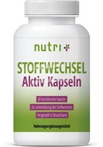 nutri+ Stoffwechsel Aktiv, 60 Kapseln Dose