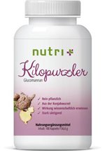 nutri+ Kilopurzler Glucomannan, 180 Kapseln