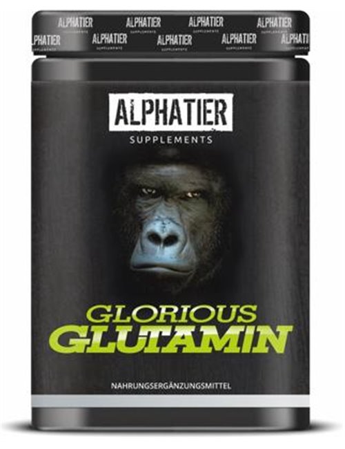 Sportnahrung, Aminosäuren, Glutamin Alphatier Glorious Glutamin, 500 g Dose