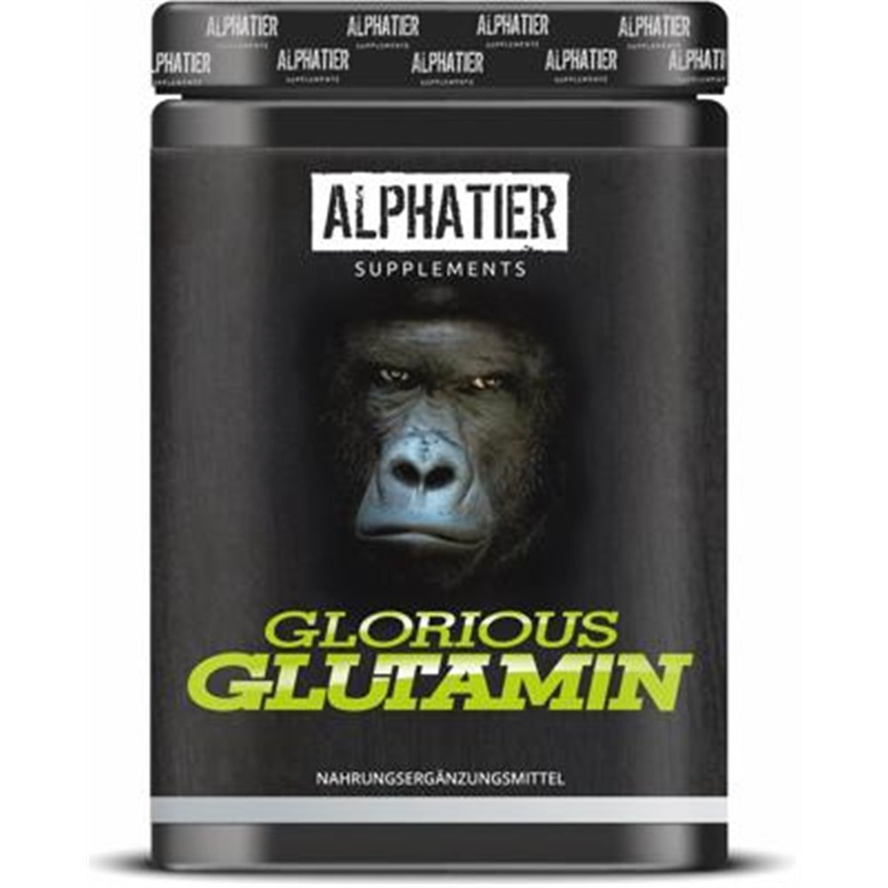 Sportnahrung, Aminosäuren, Glutamin Alphatier Glorious Glutamin, 500 g Dose