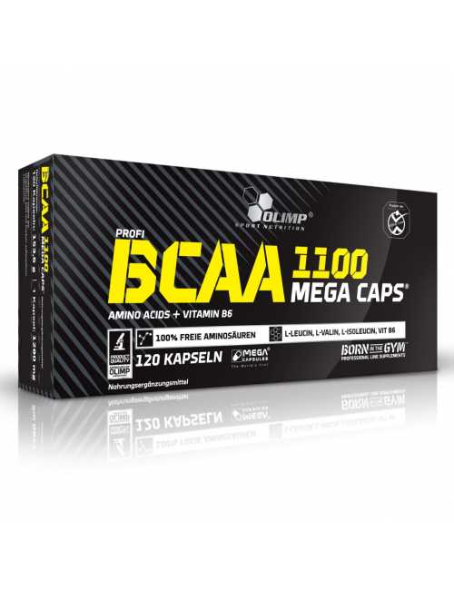Sportnahrung, Aminosäuren, BCAA Olimp BCAA Mega Caps, 120 Kapseln