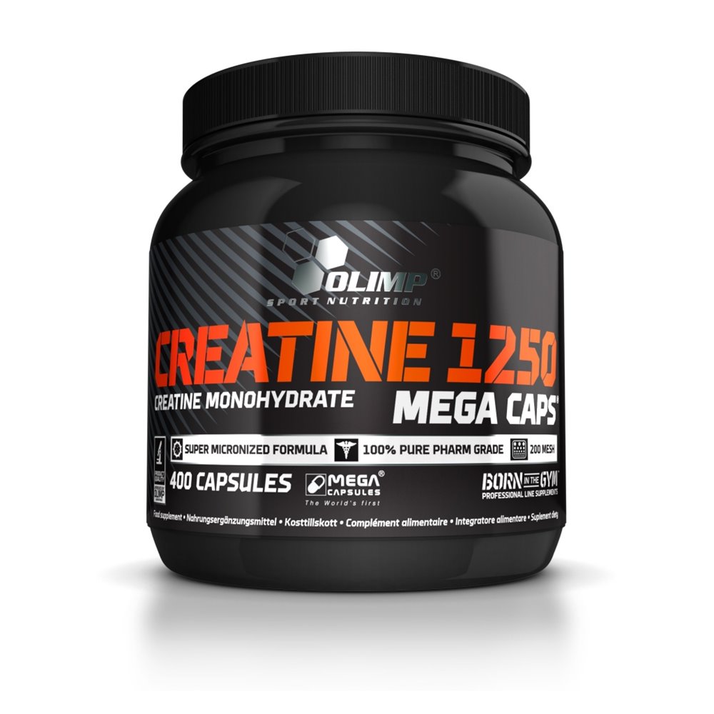 Sportnahrung, Creatin Olimp Creatine Mega Caps, 400 Kapseln Dose