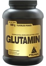 Peak Performance Glutamin, 500 g Dose