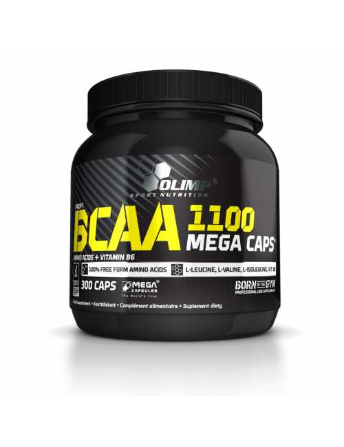 Sportnahrung, Aminosäuren, BCAA Olimp BCAA Mega Caps, 300 Kapseln