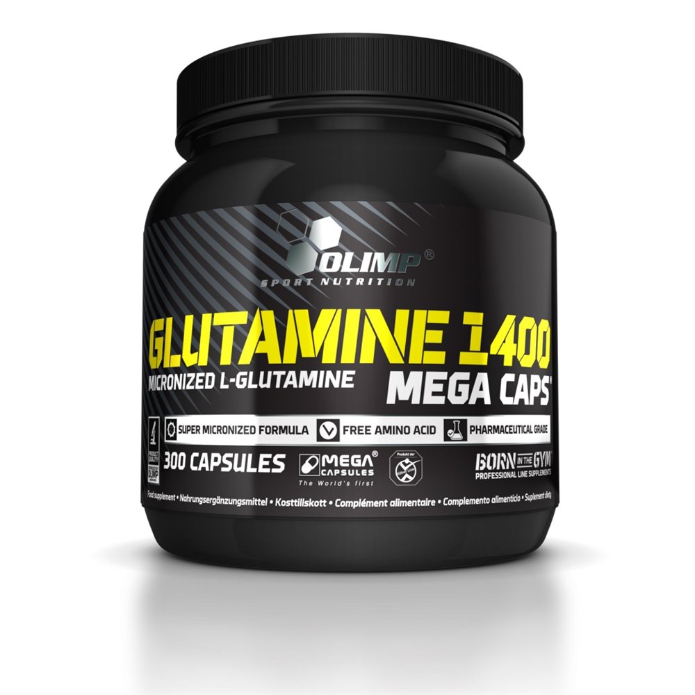 Sportnahrung, Aminosäuren, Glutamin Olimp L-Glutamine Mega Caps, 300 Kapseln